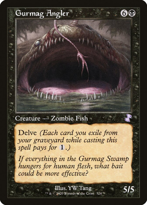 Gurmag Angler (Retro Frame)\nTime Spiral Remastered - Timeshifted\nSingle\nMagic The Gathering