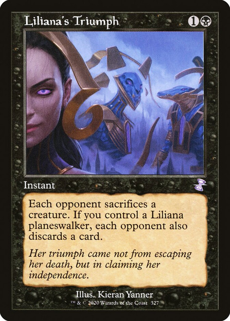 Liliana's Triumph (Retro Frame) | Time Spiral Remastered
