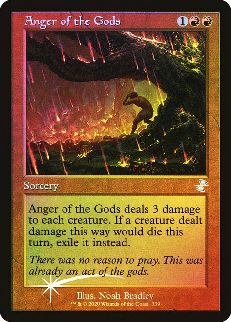 Anger of the Gods (Retro Frame)\nTime Spiral Remastered - Timeshifted\nSingle\nMagic The Gathering
