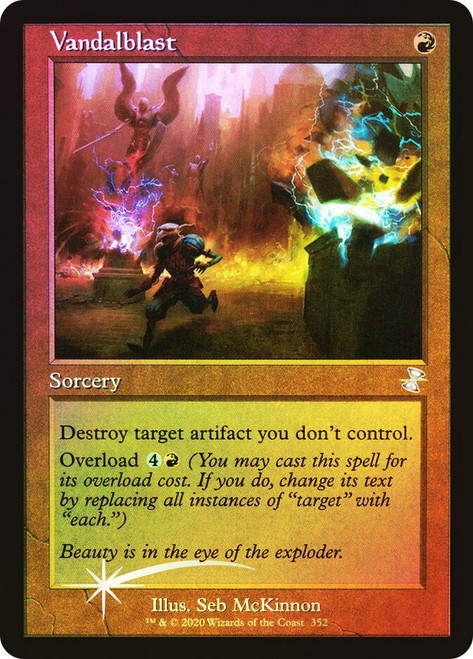 Vandalblast (Retro Frame)\nTime Spiral Remastered - Timeshifted\nSingle\nMagic The Gathering