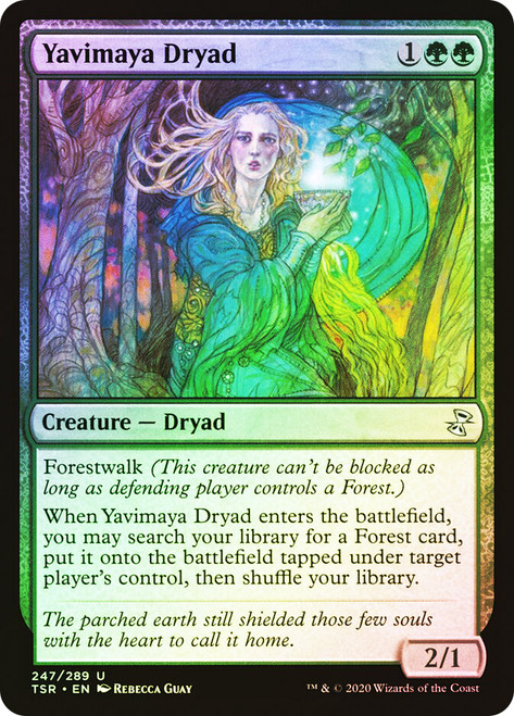 Yavimaya Dryad\nTime Spiral Remastered\nSingle\nMagic The Gathering