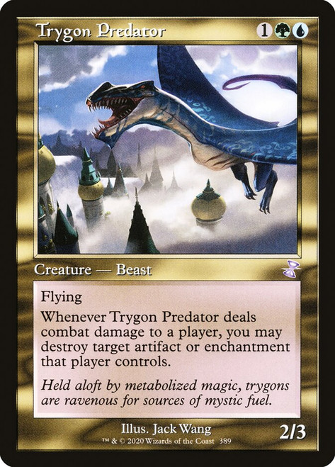 Trygon Predator (Retro Frame)\nTime Spiral Remastered - Timeshifted\nSingle\nMagic The Gathering