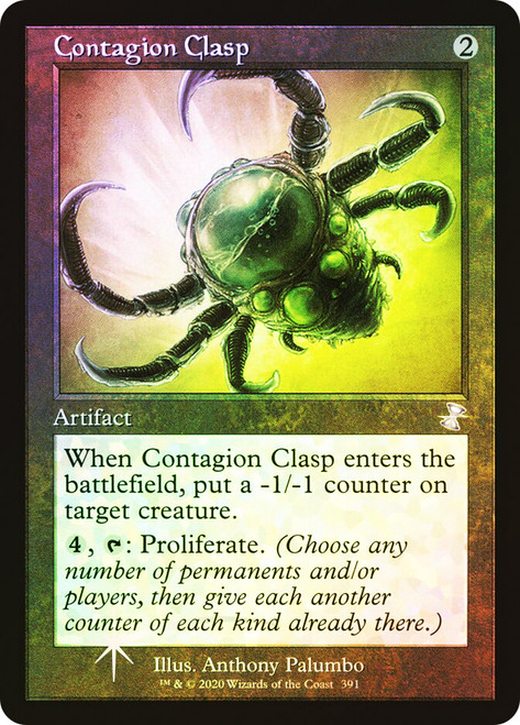 Contagion Clasp (Retro Frame)\nTime Spiral Remastered - Timeshifted\nSingle\nMagic The Gathering