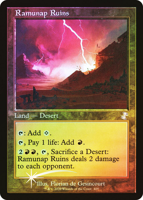 Ramunap Ruins (Retro Frame)\nTime Spiral Remastered - Timeshifted\nSingle\nMagic The Gathering