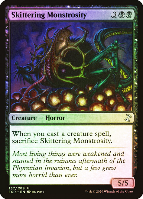 Skittering Monstrosity\nTime Spiral Remastered\nSingle\nMagic The Gathering