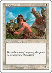 Eager Cadet\nStarter 2000\nSingle\nMagic The Gathering