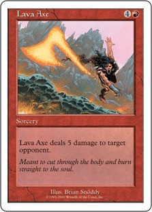 Lava Axe\nStarter 2000\nSingle\nMagic The Gathering