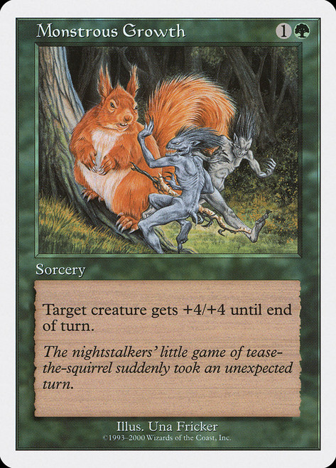 Monstrous Growth
Starter 2000
Single
Magic: The Gathering