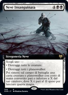 Blood on the Snow (Extended Art)
Kaldheim - Variants - Italian
Single
Magic The Gathering