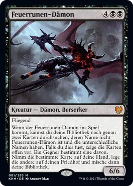 Burning-Rune Demon
Kaldheim - German
Single
Magic The Gathering
