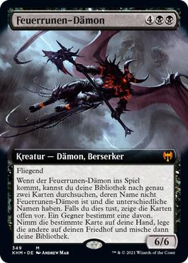 Burning-Rune Demon (Extended Art)
Kaldheim - Variants - German
Single
Magic The Gathering