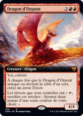 Goldspan Dragon (Extended Art)
Kaldheim - Variants - French
Single
Magic The Gathering
