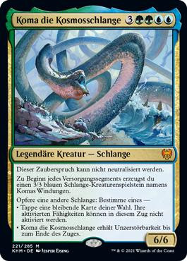 Koma, Cosmos Serpent
Kaldheim - German
Single
Magic The Gathering