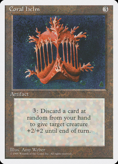 Coral Helm\n4th Edition\nSingle\nMagic The Gathering