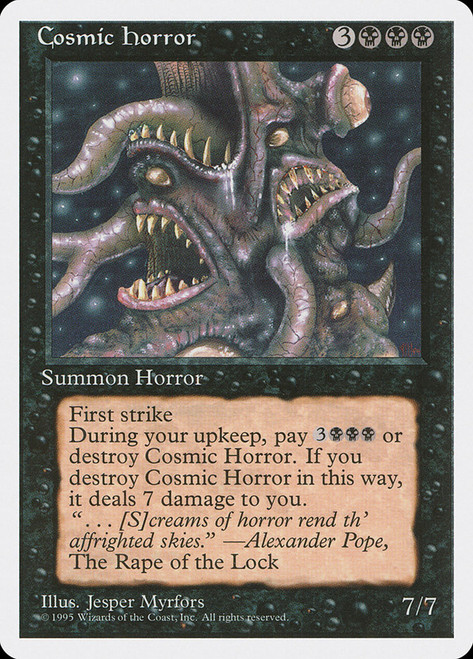 Cosmic Horror\n4th Edition\nSingle\nMagic The Gathering