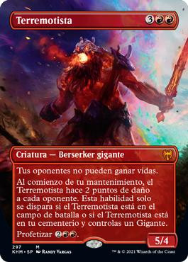 Quakebringer (Borderless)
Kaldheim - Variants - Spanish
Single
Magic The Gathering