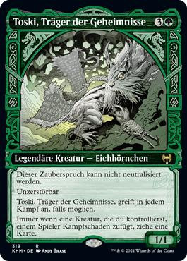 Toski, Bearer of Secrets (Showcase)
Kaldheim - Variants - German
Single
Magic The Gathering