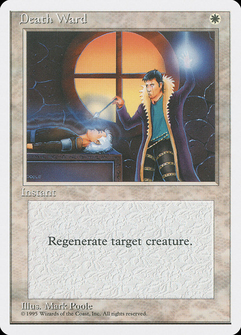 Death Ward\n4th Edition\nSingle\nMagic The Gathering