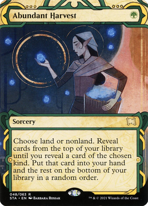 Abundant Harvest\nStrixhaven Mystical Archive\nSingle\nMagic The Gathering