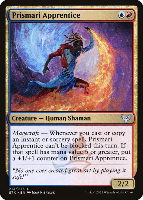 Prismari Apprentice\nStrixhaven: School of Mages\nSingle\nMagic The Gathering
