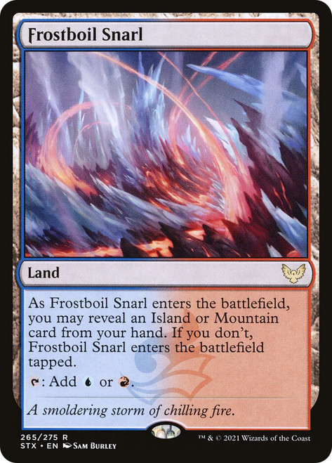 Frostboil Snarl\nStrixhaven: School of Mages\nSingle\nMagic The Gathering