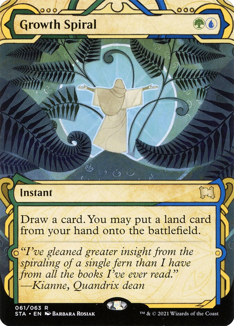 Growth Spiral\nStrixhaven Mystical Archive\nSingle\nMagic The Gathering