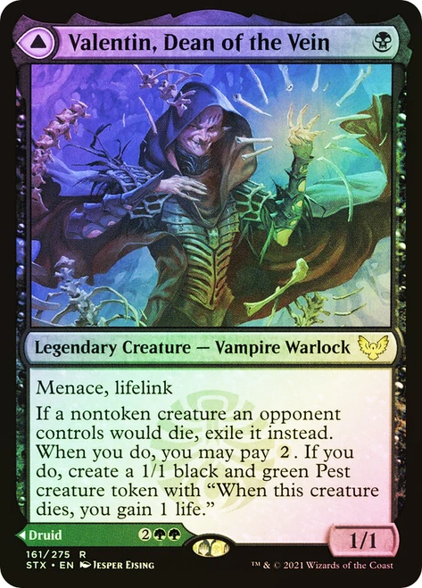 Valentin, Dean of the Vein // Lisette, Dean of the Root\nStrixhaven: School of Mages\nSingle\nMagic The Gathering