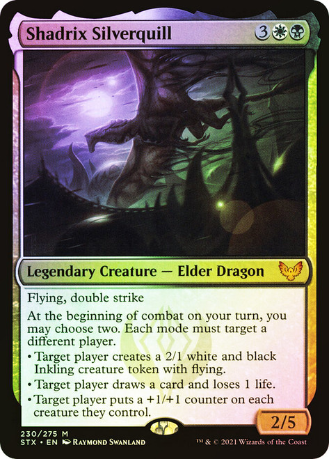 Shadrix Silverquill\nStrixhaven: School of Mages\nSingle\nMagic The Gathering