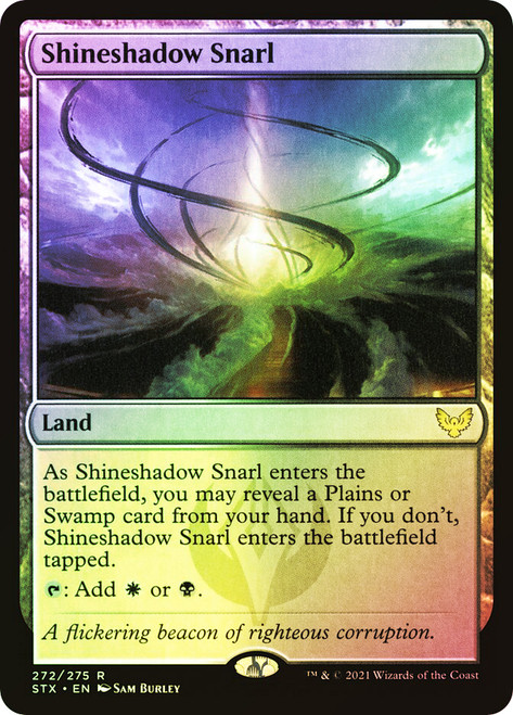 Shineshadow Snarl\nStrixhaven: School of Mages\nSingle\nMagic The Gathering