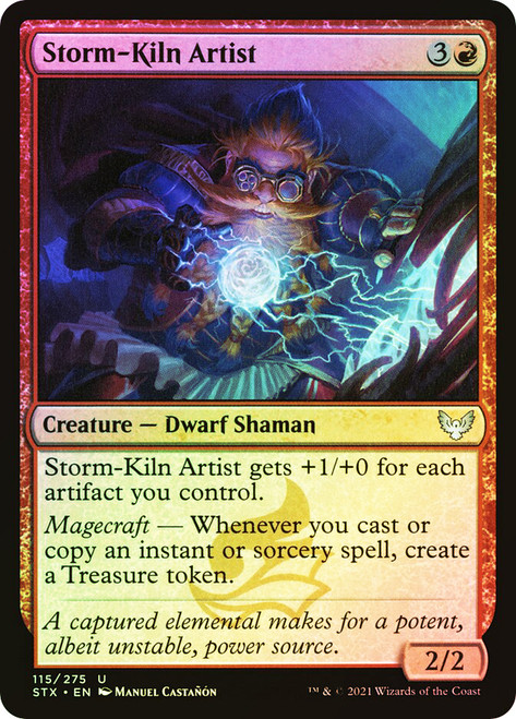 Storm-Kiln Artist\nStrixhaven: School of Mages\nSingle\nMagic The Gathering