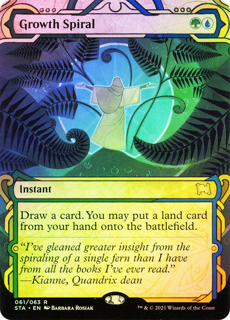Growth Spiral\nStrixhaven Mystical Archive\nSingle\nMagic The Gathering