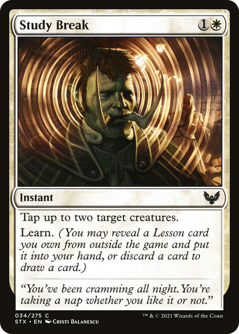 Study Break\nStrixhaven: School of Mages\nSingle\nMagic The Gathering