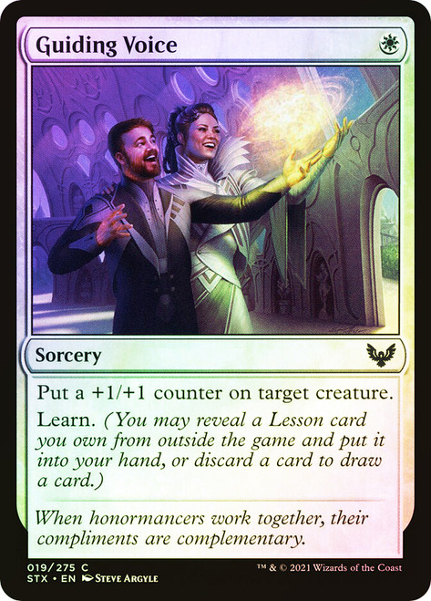Guiding Voice\nStrixhaven: School of Mages\nSingle\nMagic The Gathering