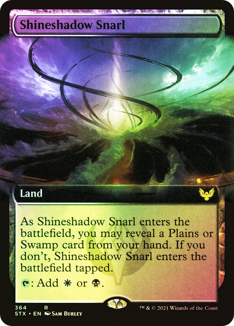 Shineshadow Snarl (Extended Art)\nStrixhaven: School of Mages - Variants\nSingle\nMagic The Gathering