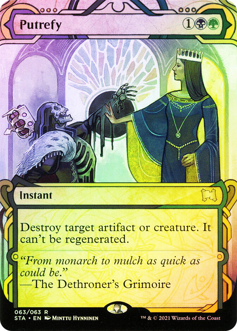Putrefy\nStrixhaven Mystical Archive\nSingle\nMagic The Gathering