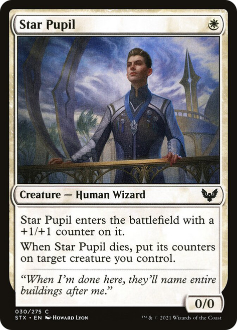 Star Pupil\nStrixhaven: School of Mages\nSingle\nMagic The Gathering