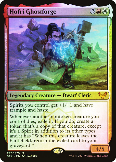 Hofri Ghostforge\nStrixhaven: School of Mages\nSingle\nMagic The Gathering