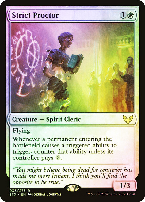Strict Proctor\nStrixhaven: School of Mages\nSingle\nMagic The Gathering