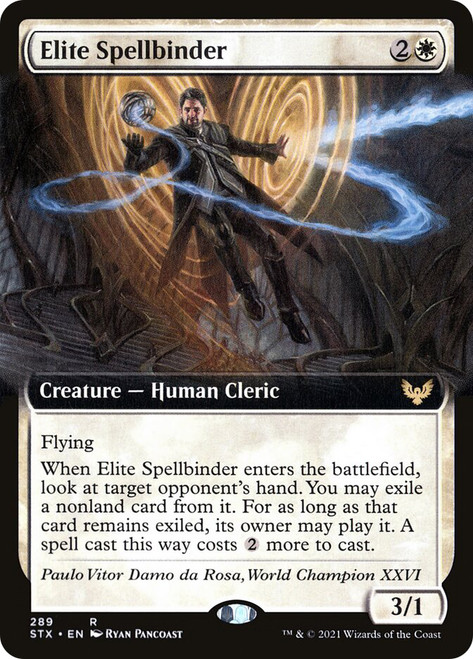 Elite Spellbinder (Extended Art)\nStrixhaven: School of Mages - Variants\nSingle\nMagic The Gathering