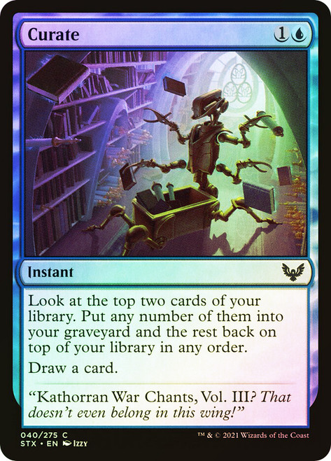 Curate\nStrixhaven: School of Mages\nSingle\nMagic The Gathering