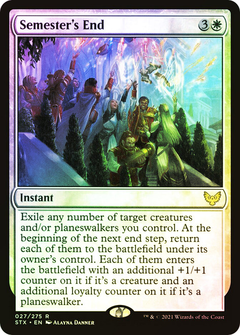 Semester's End\nStrixhaven: School of Mages\nSingle\nMagic The Gathering