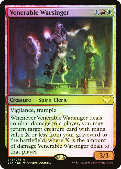 Venerable Warsinger\nStrixhaven: School of Mages\nSingle\nMagic The Gathering