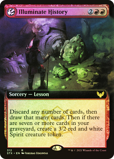 Illuminate History (Extended Art)\nStrixhaven: School of Mages - Variants\nSingle\nMagic The Gathering