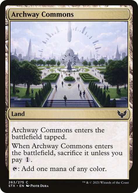 Archway Commons\nStrixhaven: School of Mages\nSingle\nMagic The Gathering