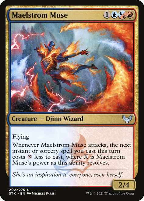 Maelstrom Muse\nStrixhaven: School of Mages\nSingle\nMagic The Gathering