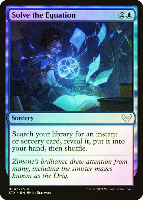 Solve the Equation\nStrixhaven: School of Mages\nSingle\nMagic The Gathering