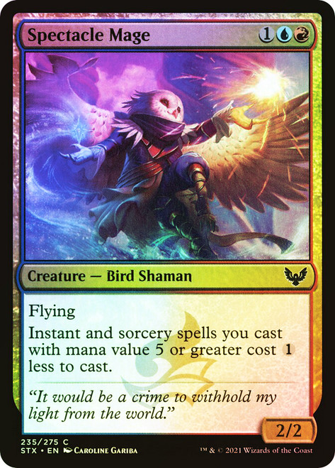 Spectacle Mage\nStrixhaven: School of Mages\nSingle\nMagic The Gathering