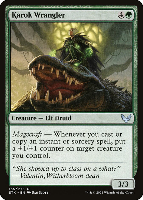 Karok Wrangler\nStrixhaven: School of Mages\nSingle\nMagic The Gathering