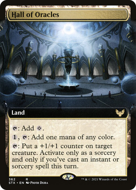 Hall of Oracles (Extended Art)\nStrixhaven: School of Mages - Variants\nSingle\nMagic The Gathering