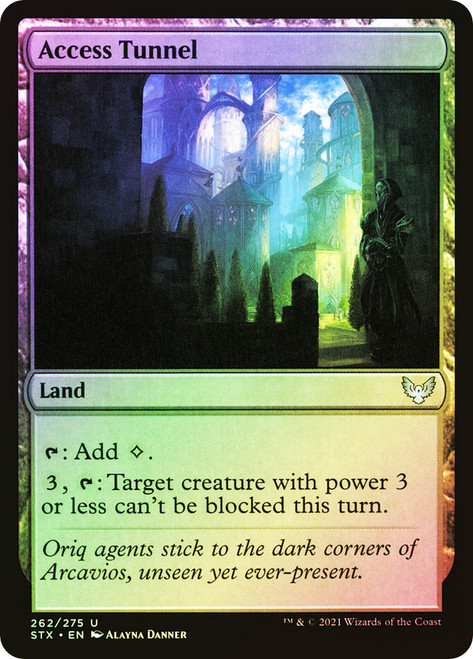 Access Tunnel\nStrixhaven: School of Mages\nSingle\nMagic The Gathering